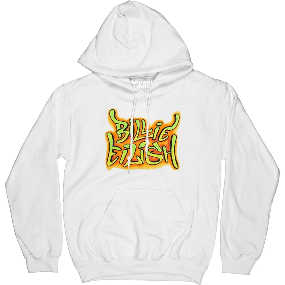 Amazon.com: Billie Eilish Men's Graffiti White Hooded